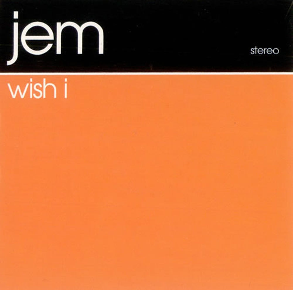 Jem Wish I UK Promo CD single (CD5 / 5") JEM003
