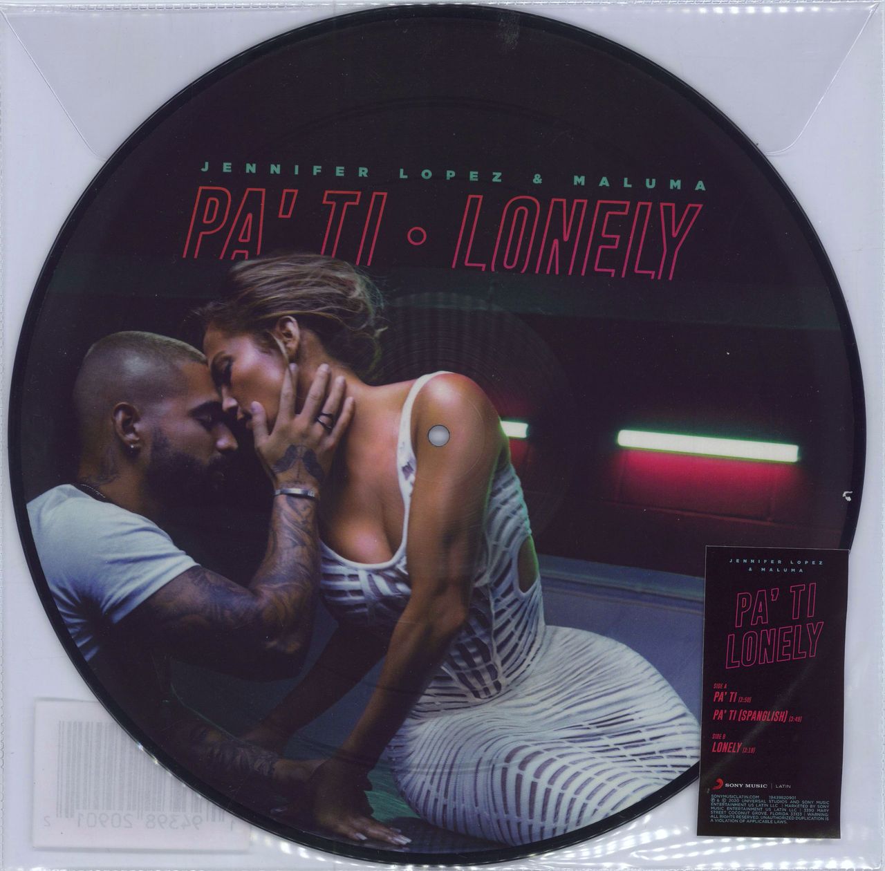 Jennifer Lopez Pa' Ti US 12" vinyl picture disc (12 inch picture record) 19439820901