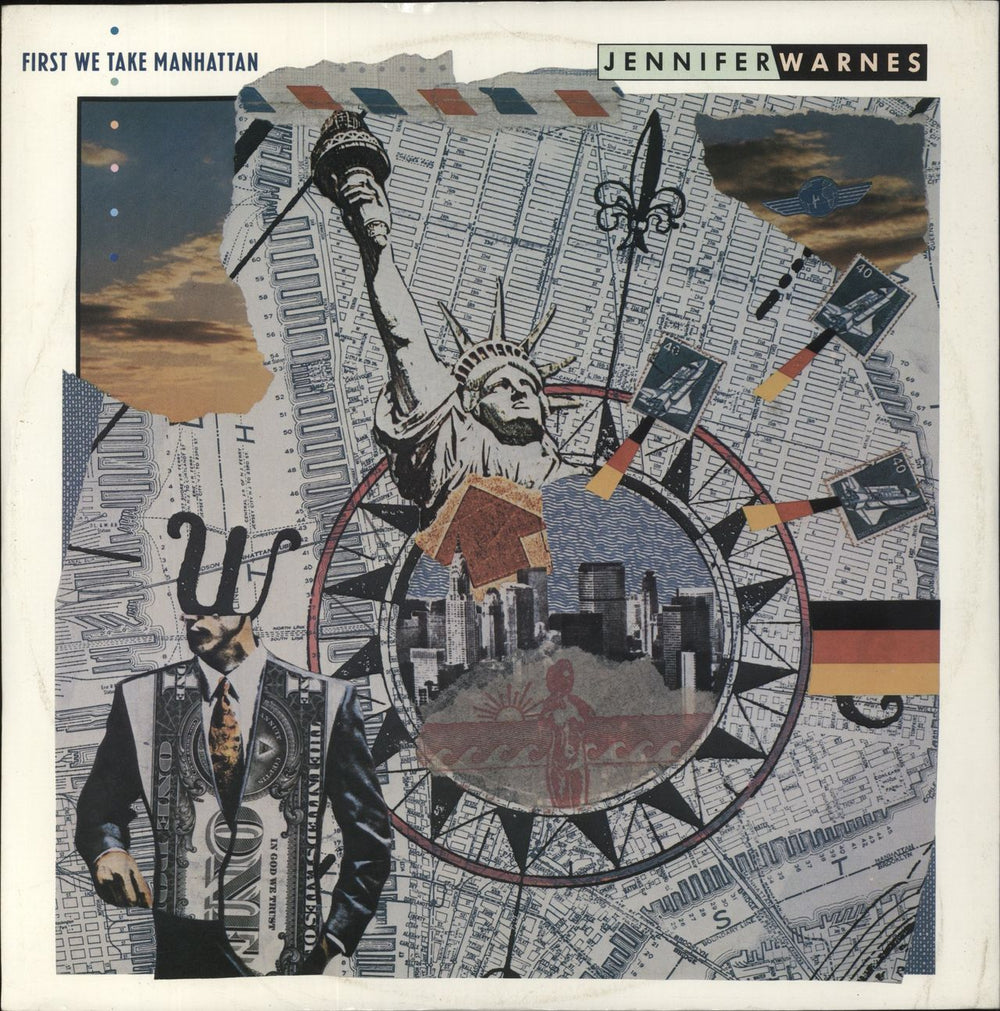 Jennifer Warnes First We Take Manhattan UK 12" vinyl single (12 inch record / Maxi-single) PT49710