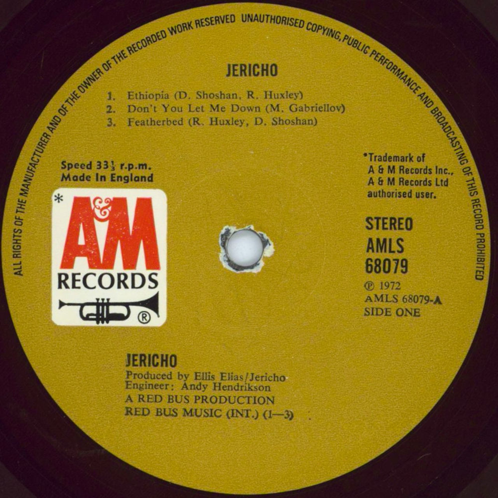 Jericho Jones Jericho - 1st UK vinyl LP album (LP record) JRJLPJE804273