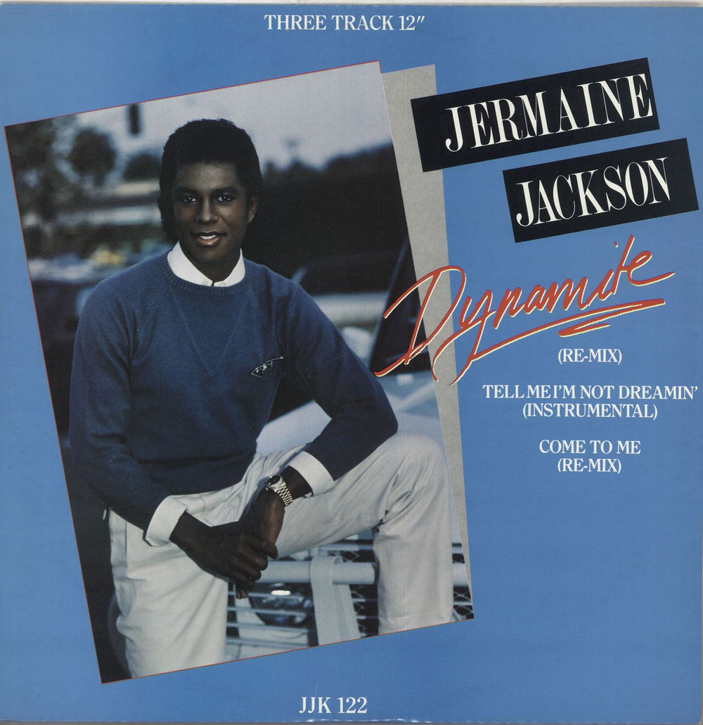 Jermaine Jackson Dynamite (Re-Mix) UK 12" vinyl single (12 inch record / Maxi-single) JJK122