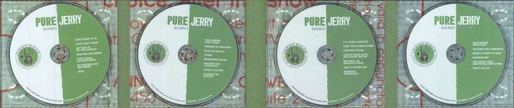 Jerry Garcia Pure Jerry: Merriweather Post Pavilion, September 1 & 2, 1989 - 1st US 4-CD album set JGC4CPU758394