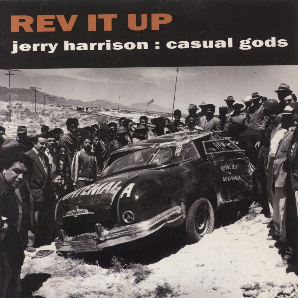 Jerry Harrison Rev It Up UK 7" vinyl single (7 inch record / 45) JERRY1