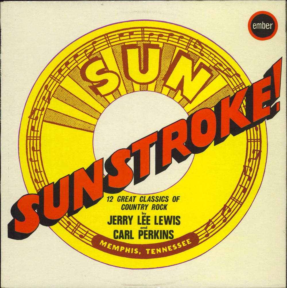 Jerry Lee Lewis Sunstroke! UK vinyl LP album (LP record) NR5038