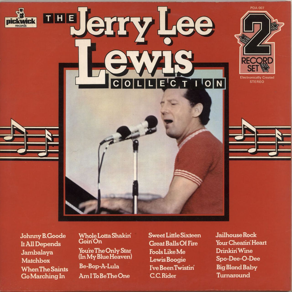 Jerry Lee Lewis The Jerry Lee Lewis Collection UK 2-LP vinyl record set (Double LP Album)