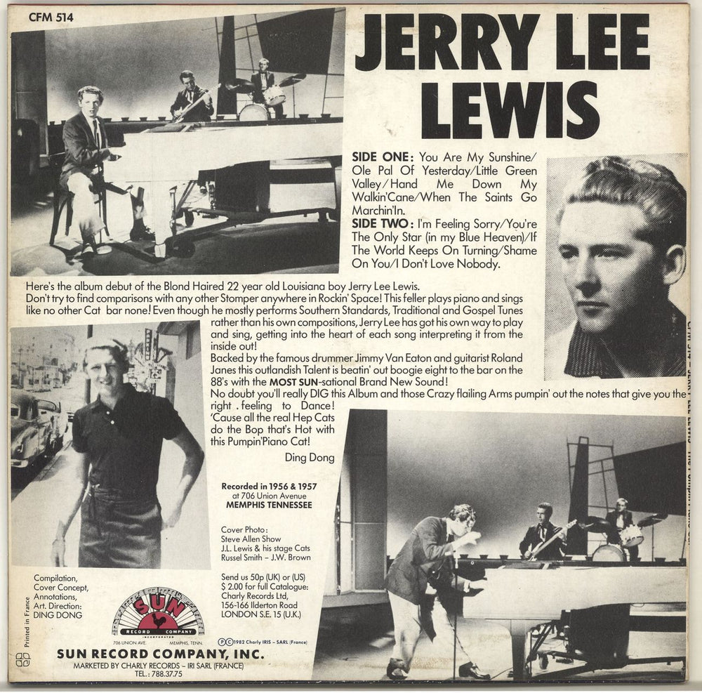 Jerry Lee Lewis The Pumpin' Piano Cat UK 10" vinyl single (10 inch record) JLL10TH585210