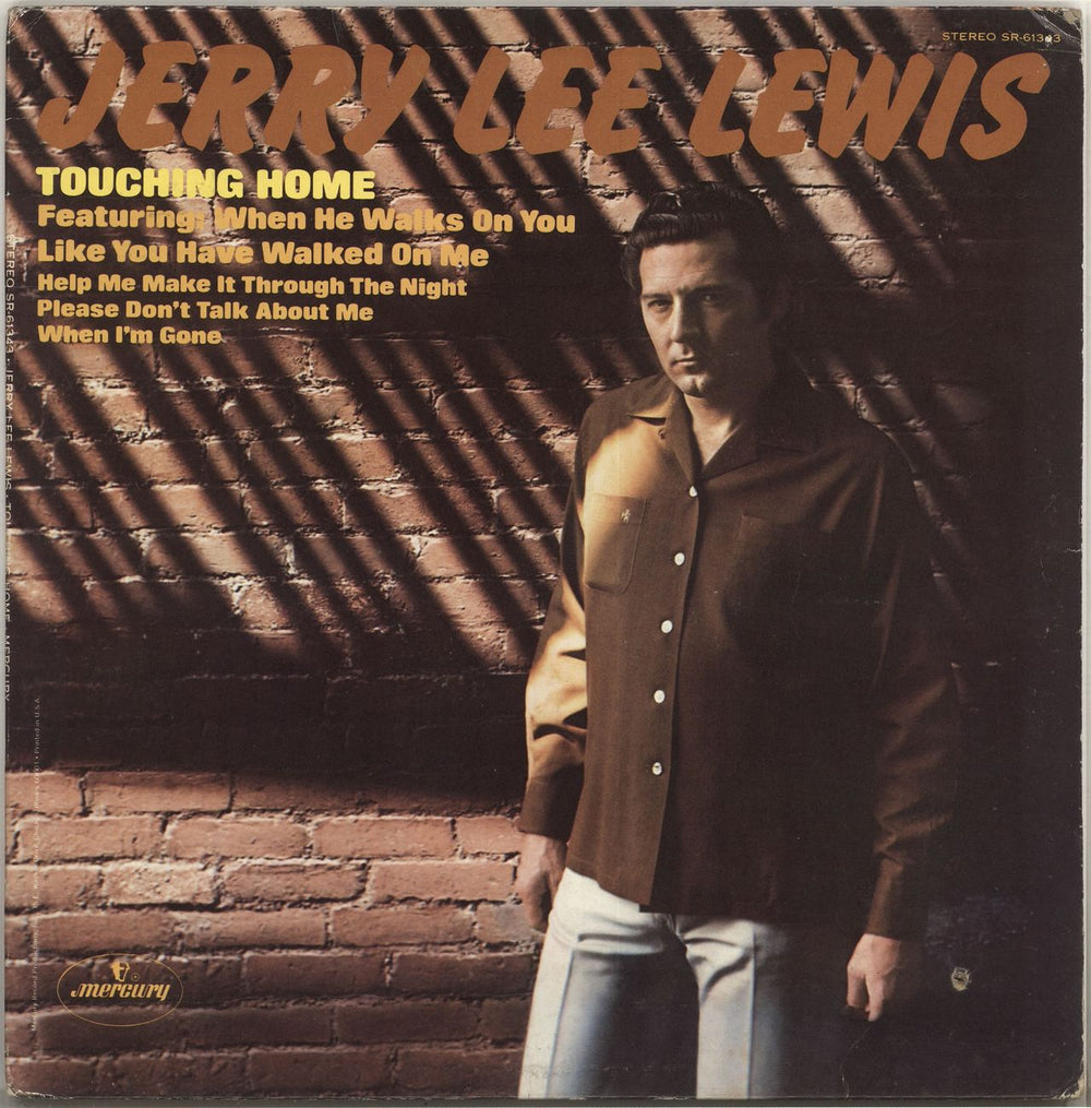Jerry Lee Lewis Touching Home US vinyl LP album (LP record) SR61343