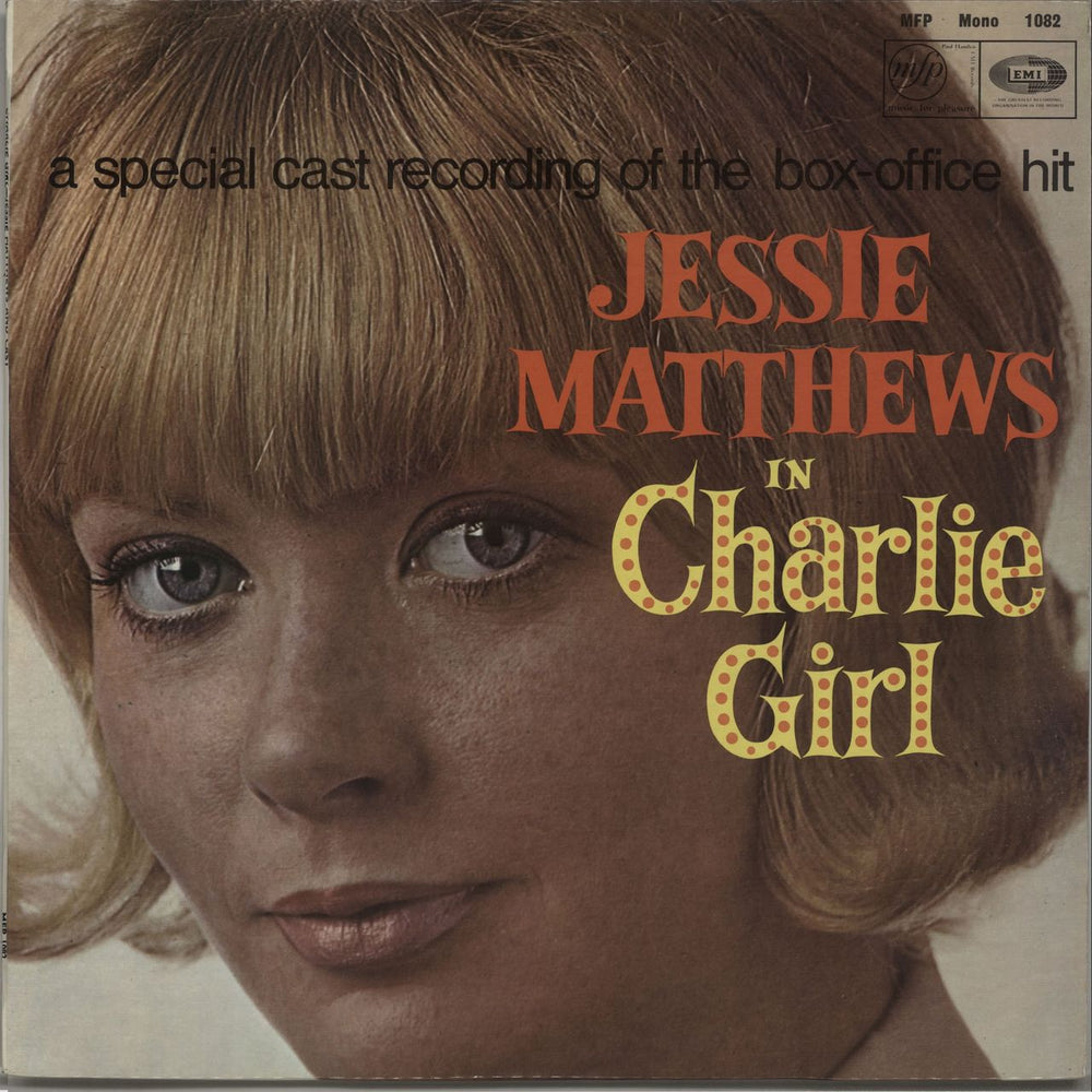 Jessie Matthews Charlie Girl UK vinyl LP album (LP record) MFP1082