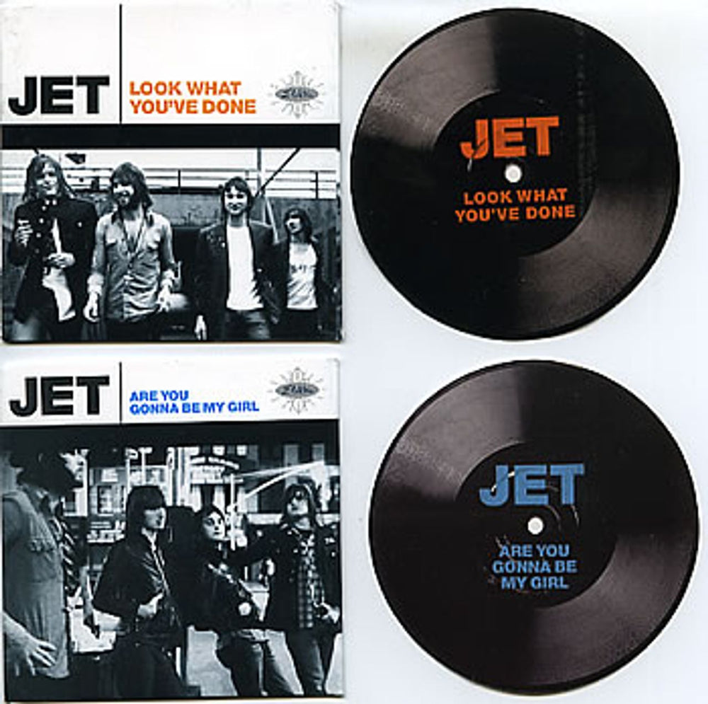 Jet Set Of Four Stickers UK Promo memorabilia J/TMMSE291525