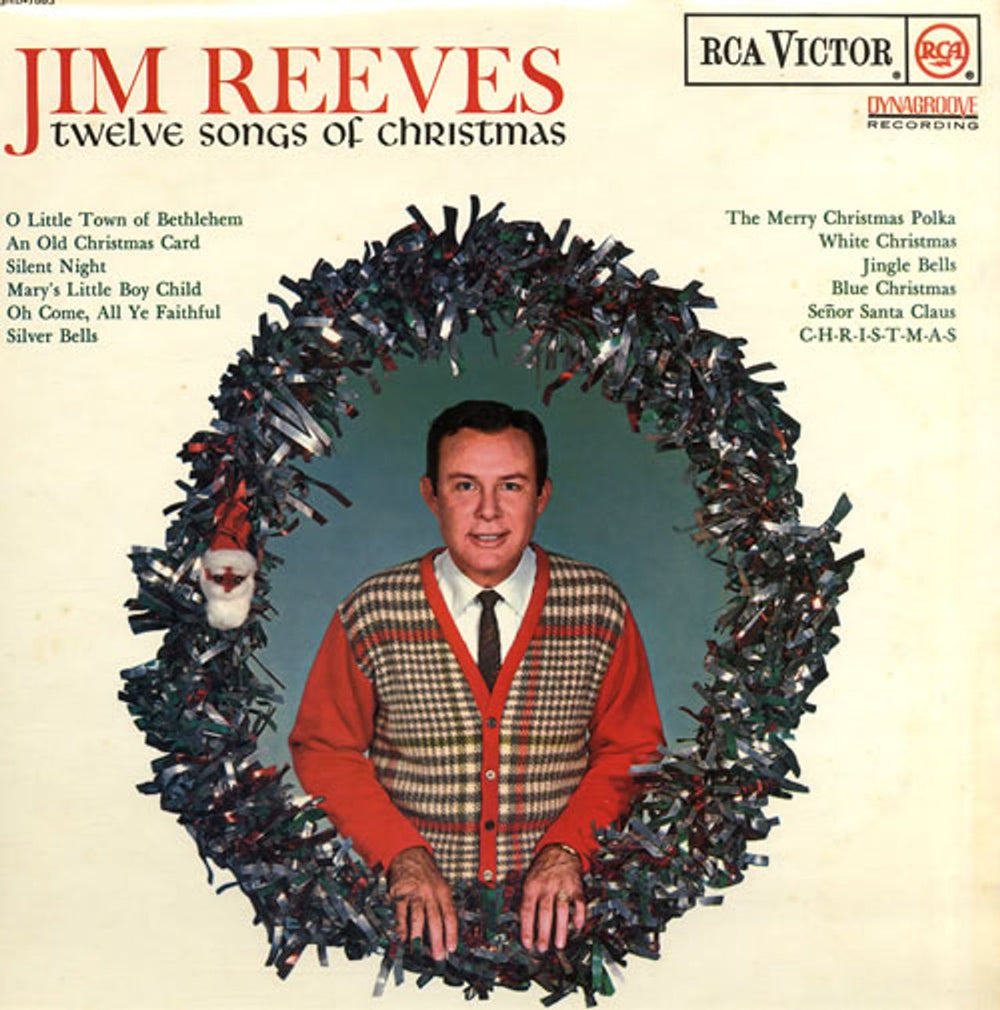 Jim Reeves Twelve Songs Of Christmas UK vinyl LP album (LP record) RD-7663