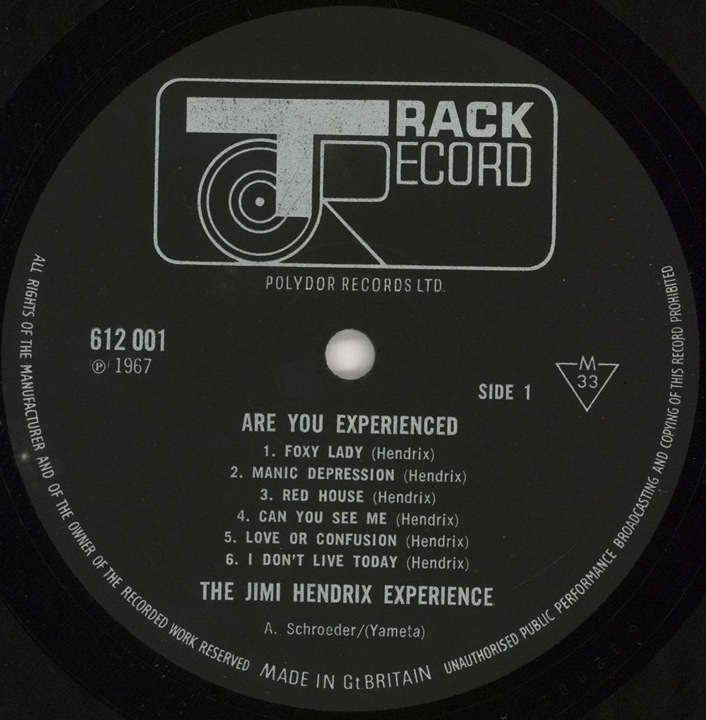 Jimi Hendrix Are You Experienced - 1st - VG UK vinyl LP album (LP record) HENLPAR719893