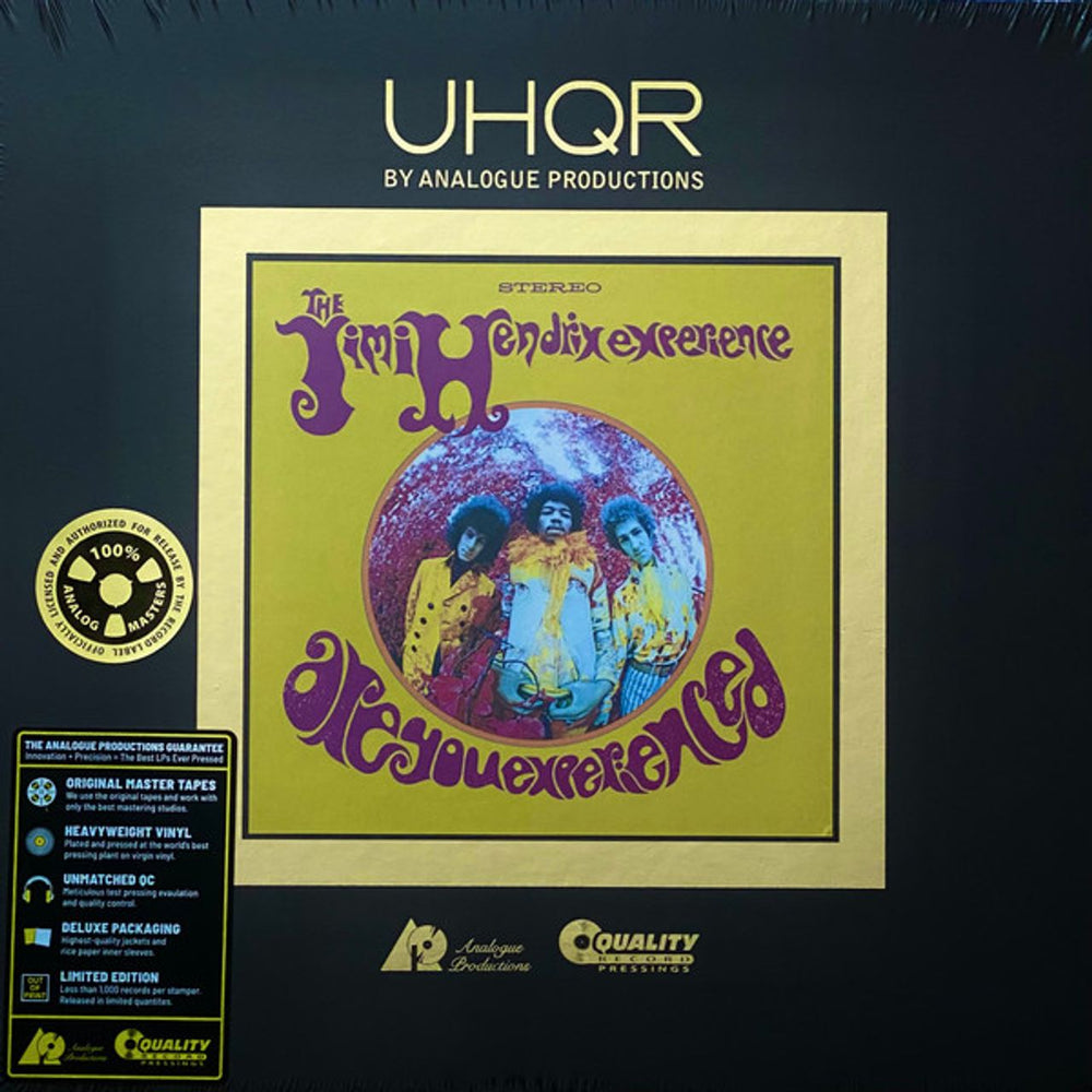 Jimi Hendrix Are You Experienced - UHQR Clarity Vinyl - Sealed US vinyl LP album (LP record) HENLPAR791926