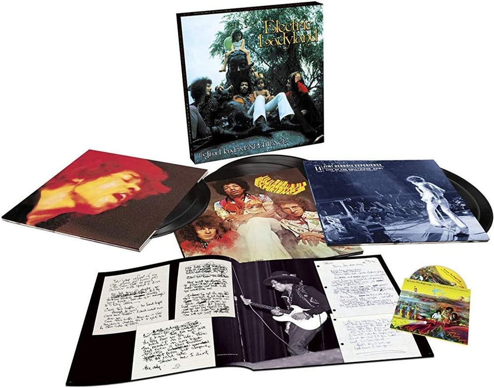 Jimi Hendrix Electric Ladyland - 6LP+1Blu-Ray Deluxe Edition UK Vinyl Box Set HENVXEL778946