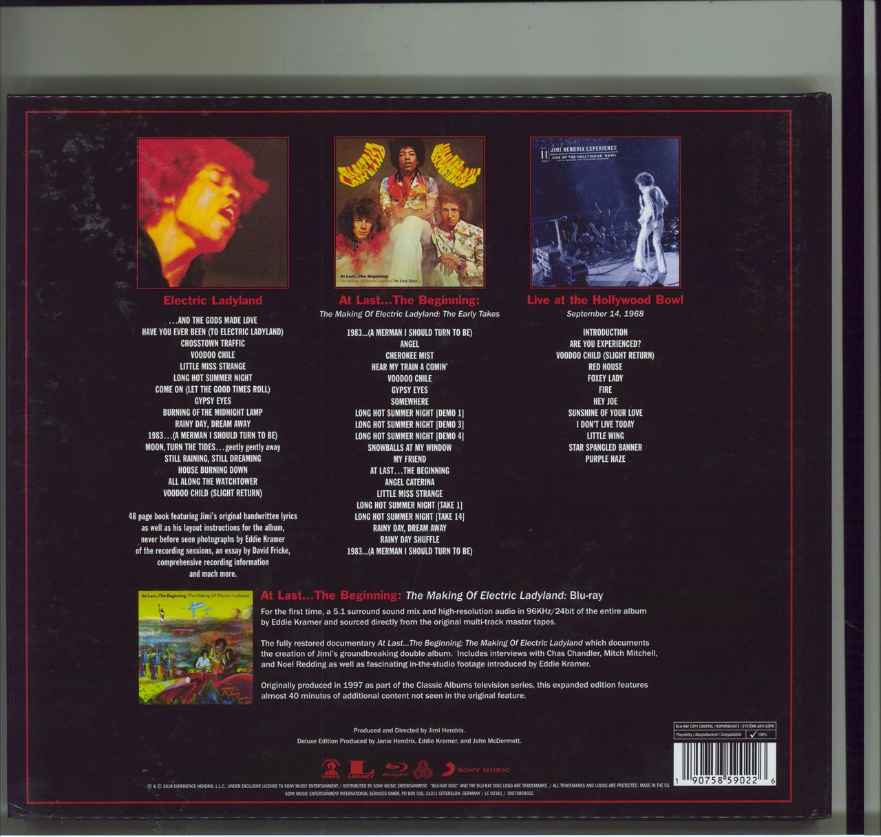Jimi Hendrix Electric Ladyland UK Cd album box set
