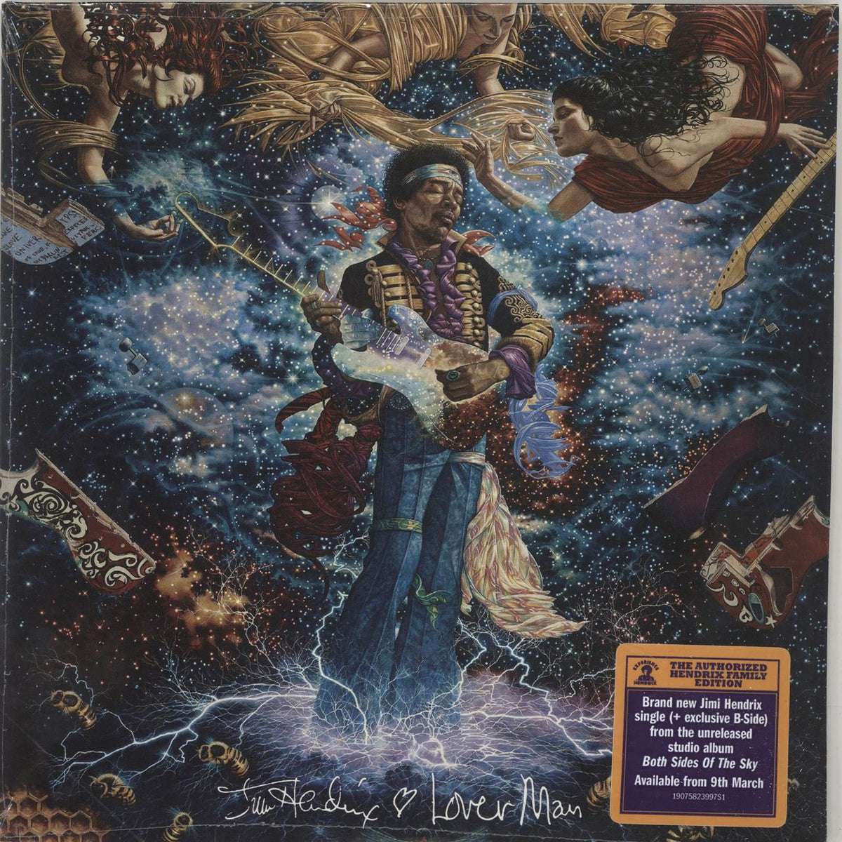 Jimi Hendrix サイン入り写真 (VERY RARE!! 送料込み） JIMI HENDRIX Legends Photo Card Art Collectible Original