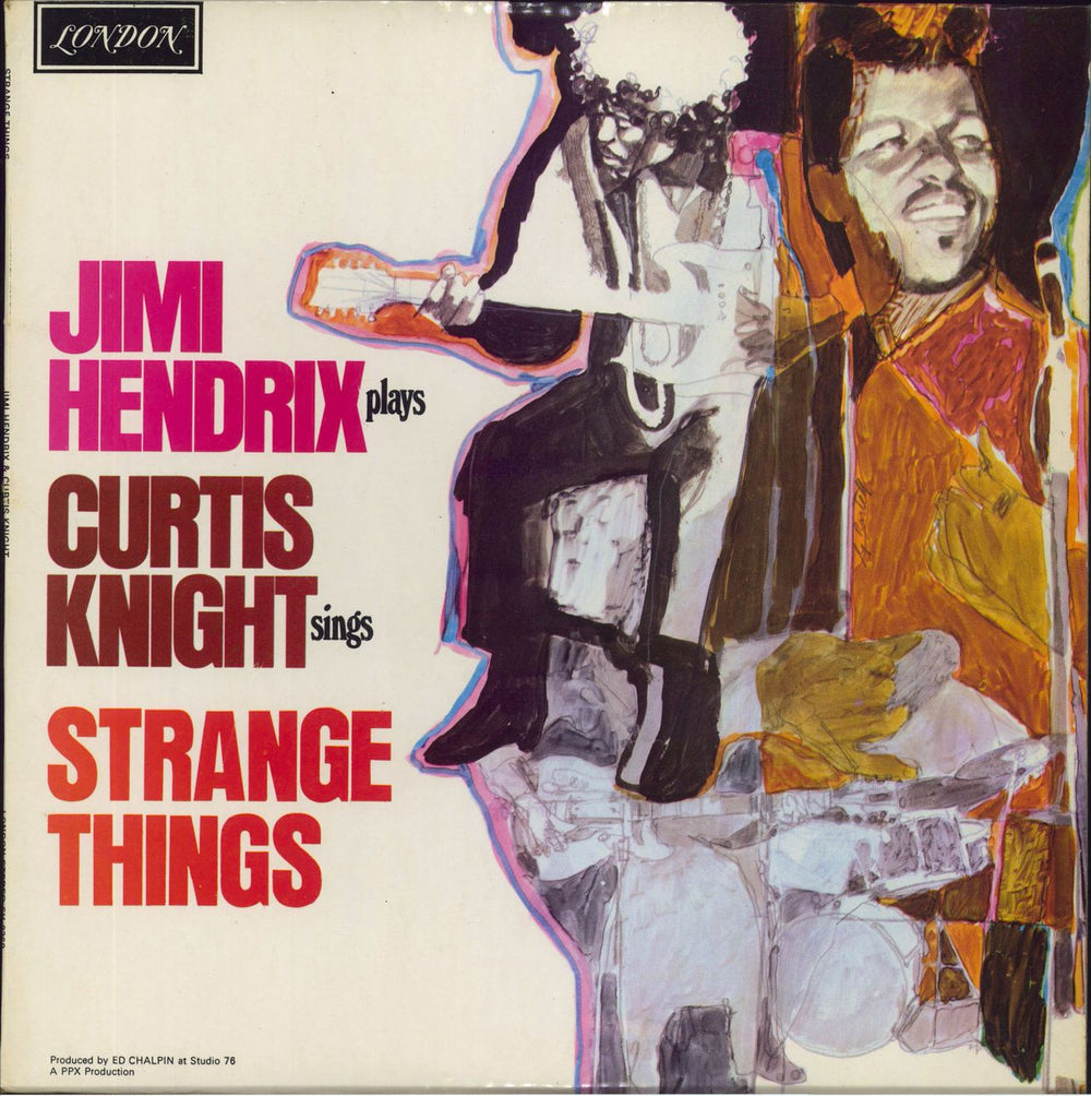 Jimi Hendrix Strange Things UK vinyl LP album (LP record) SH8369