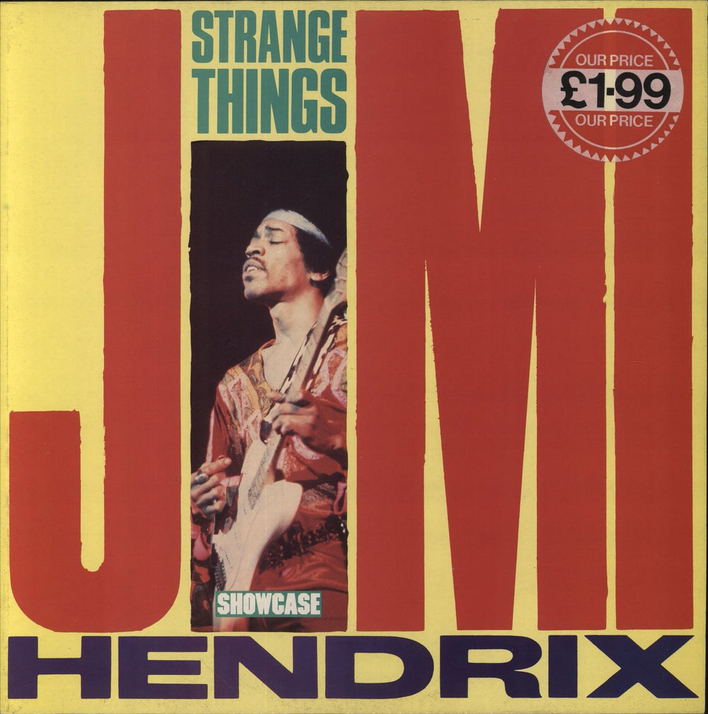 Jimi Hendrix Strange Things UK vinyl LP album (LP record) SHLP101