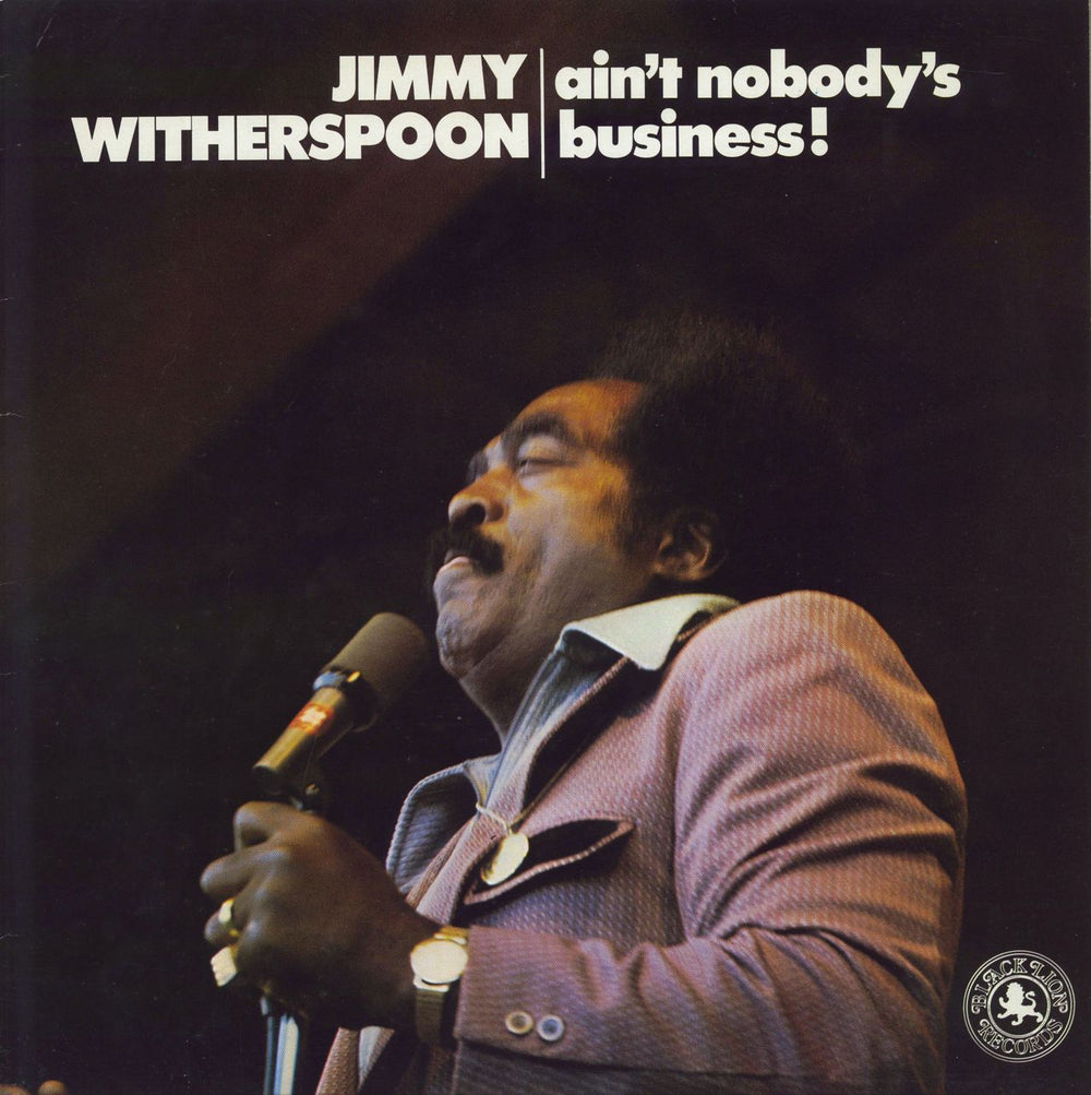 Jimmy Witherspoon Ain't Nobody's Business! Dutch vinyl LP album (LP record) BLP30147