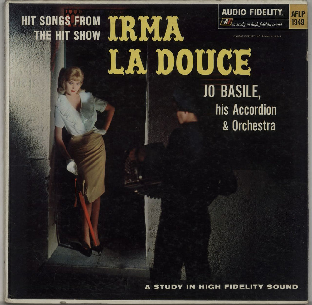 Jo Basile Irma La Douce US vinyl LP album (LP record) AFLP1949