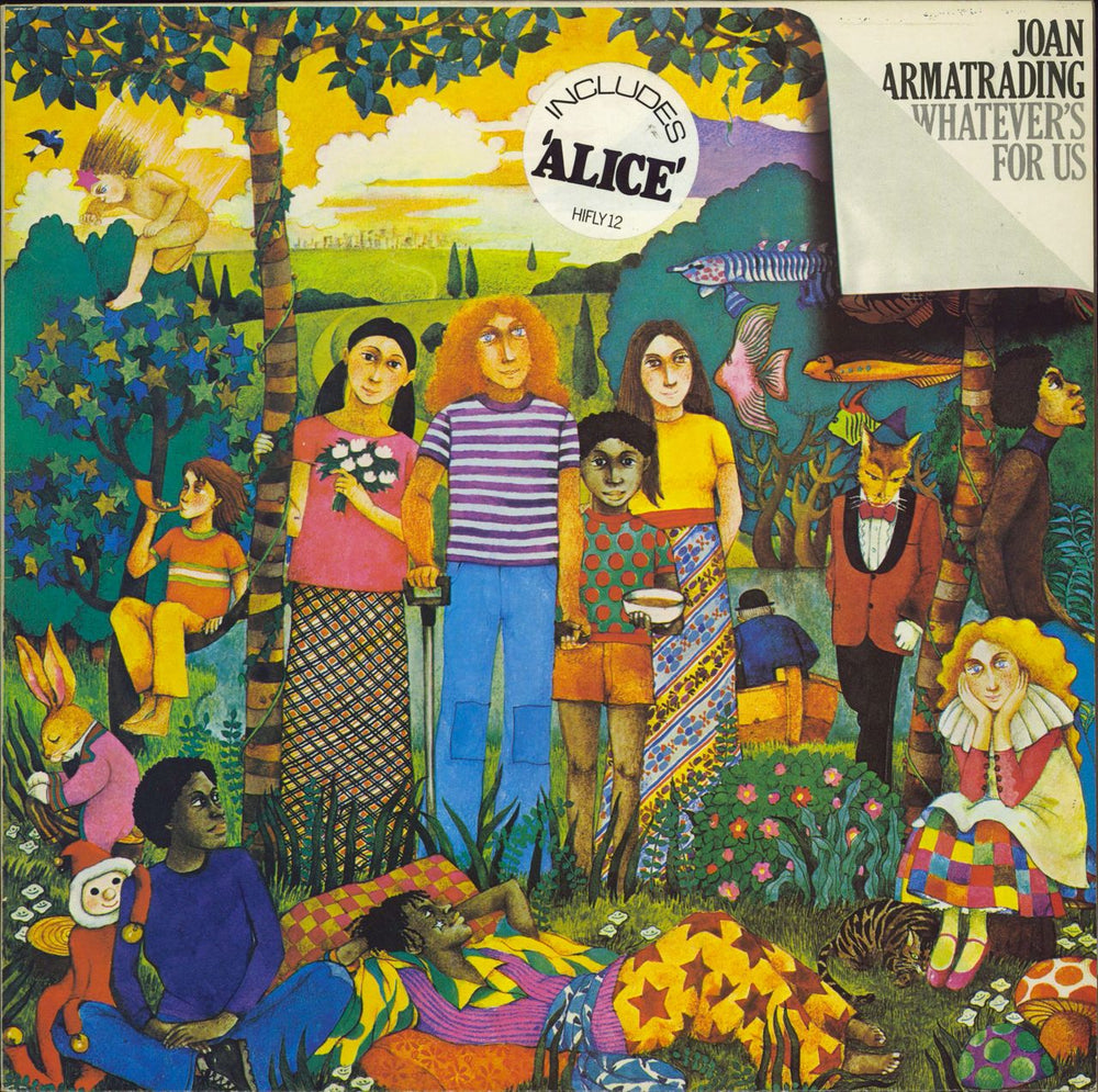 Joan Armatrading Whatever's For Us - 3rd + Insert + Stickered sleeve UK vinyl LP album (LP record) HIFLY12