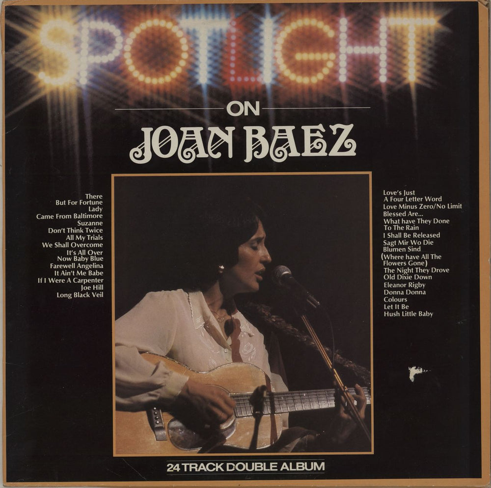 Joan Baez Spotlight On Joan Baez UK 2-LP vinyl record set (Double LP Album) SPOT1008