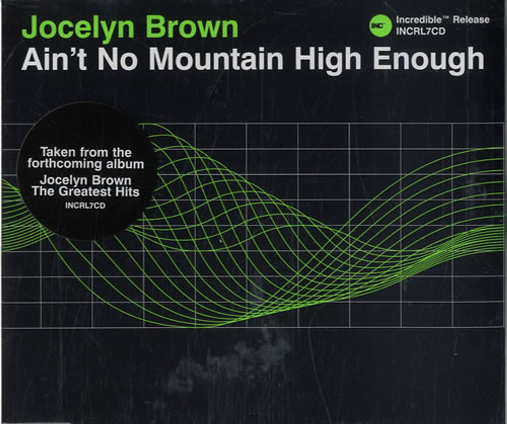 Jocelyn Brown Ain't No Mountain High Enough UK CD single (CD5 / 5") INCRL7CD