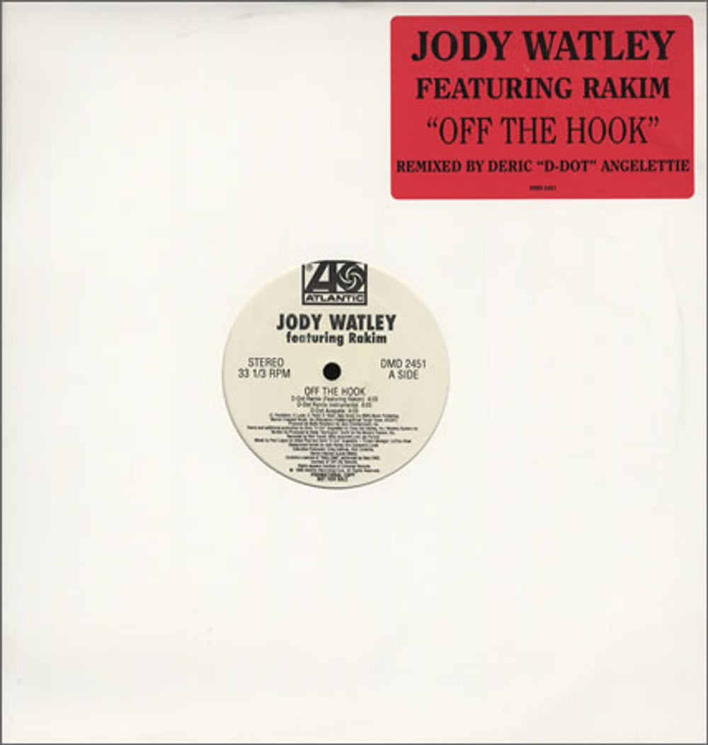 Jody Watley Off The Hook US Promo 12" vinyl single (12 inch record / Maxi-single) DMD2451