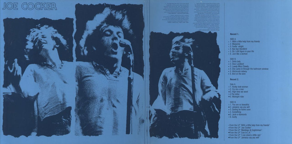 Joe Cocker With A Little Help From My Friends French 2-LP vinyl record set (Double LP Album)