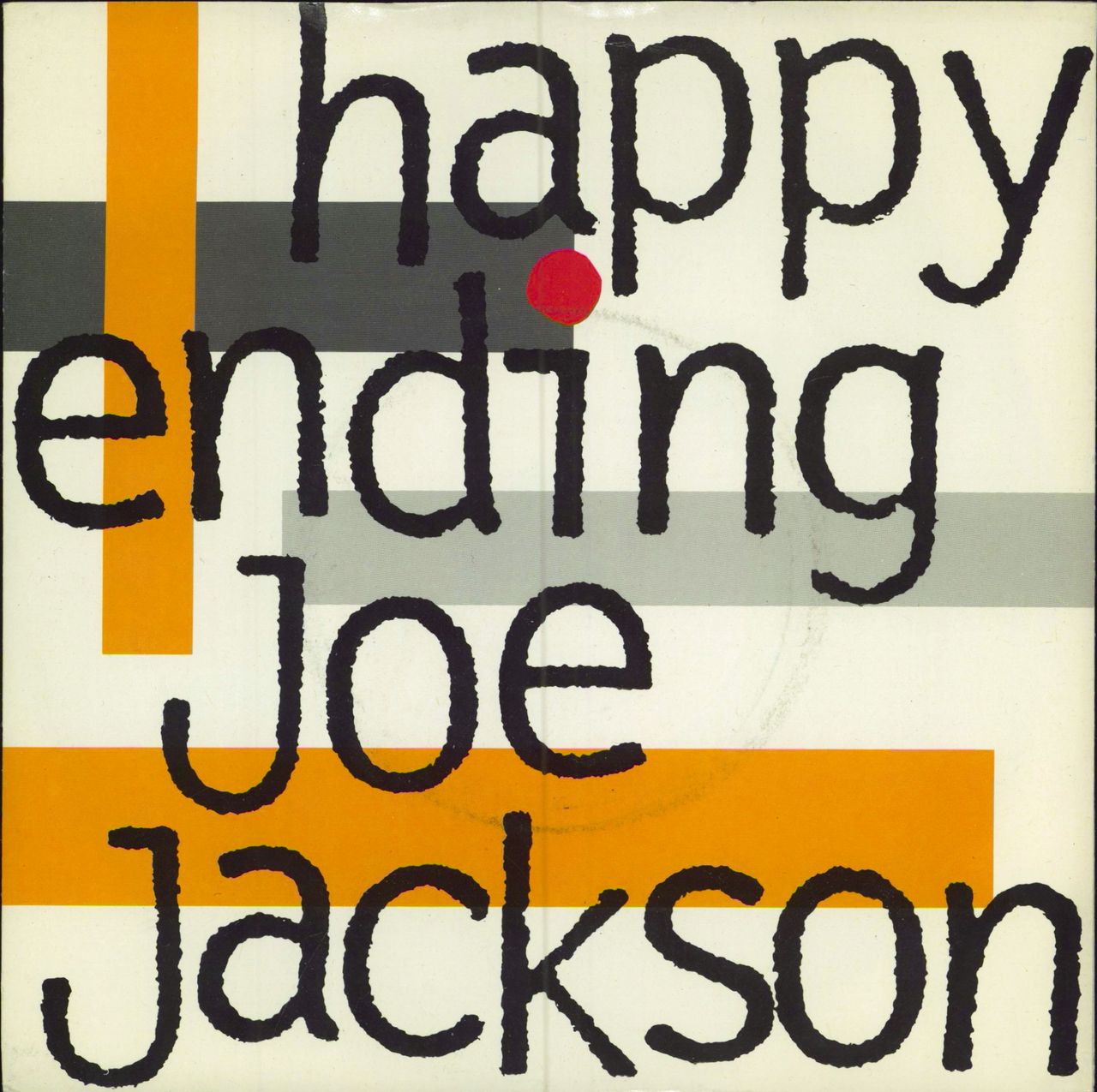 Joe Jackson Happy Ending - 'A' label + Picture Sleeve UK Promo 7" vinyl single (7 inch record / 45) AM186