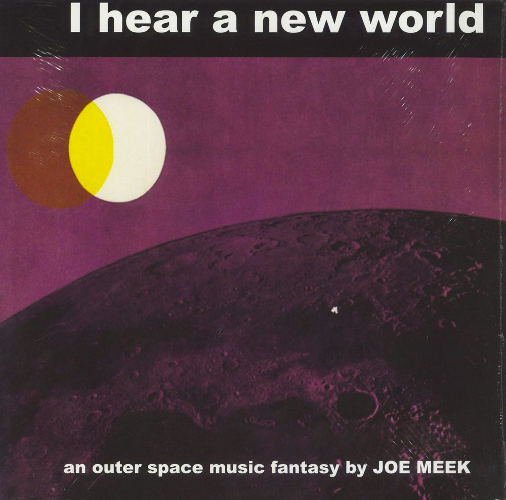 Joe Meek & The Blue Men I Hear A New World - Shrink UK vinyl LP album (LP record) POPPYLP019