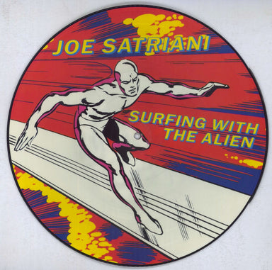 Joe Satriani Surfing With The Alien UK picture disc LP (vinyl picture disc album) GRUB8P