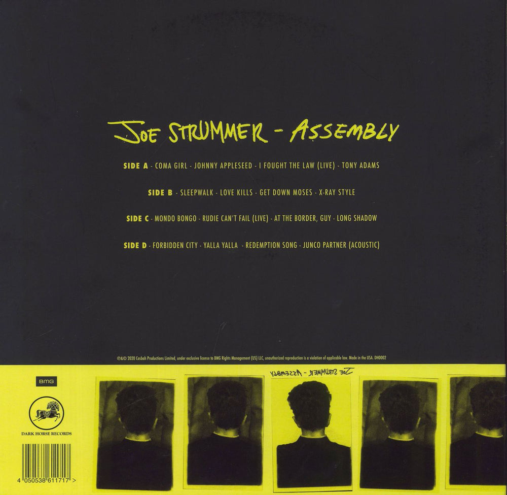 Joe Strummer Assembly - Black Vinyl US 2-LP vinyl record set (Double LP Album) 4050538611717