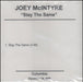 Joey Mcintyre Stay The Same US Promo CD-R acetate CDR ACETATE