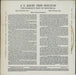 Johann Sebastian Bach Trio Sonatas US vinyl LP album (LP record)