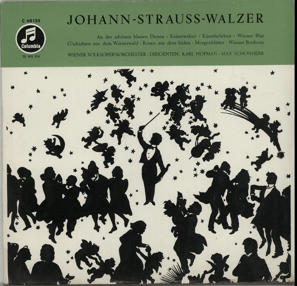 Johann Strauss II (1825-1899) Johann-Strauss-Walzer German 10" vinyl single (10 inch record) C60135