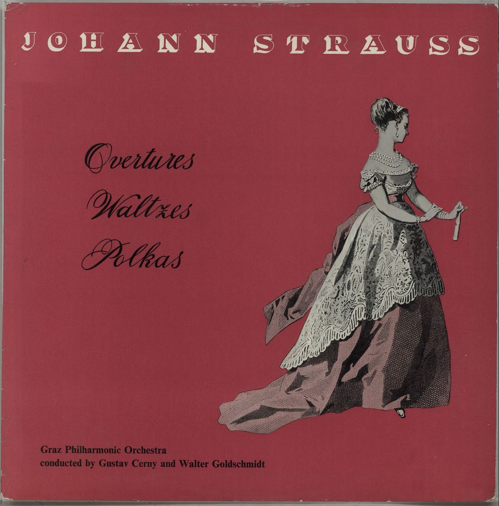 Johann Strauss II (1825-1899) Overtures - Waltzes - Polkas UK vinyl LP album (LP record) T46