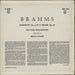 Johannes Brahms Brahms: Symphony No. 4 in E Minor UK vinyl LP album (LP record)