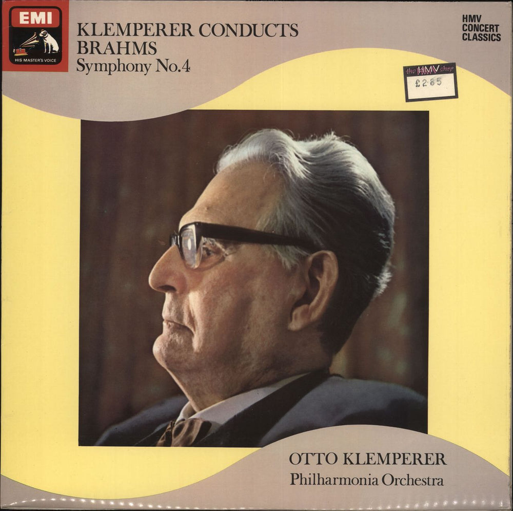 Johannes Brahms Symphony No.4 In E Minor UK vinyl LP album (LP record) SXLP30214