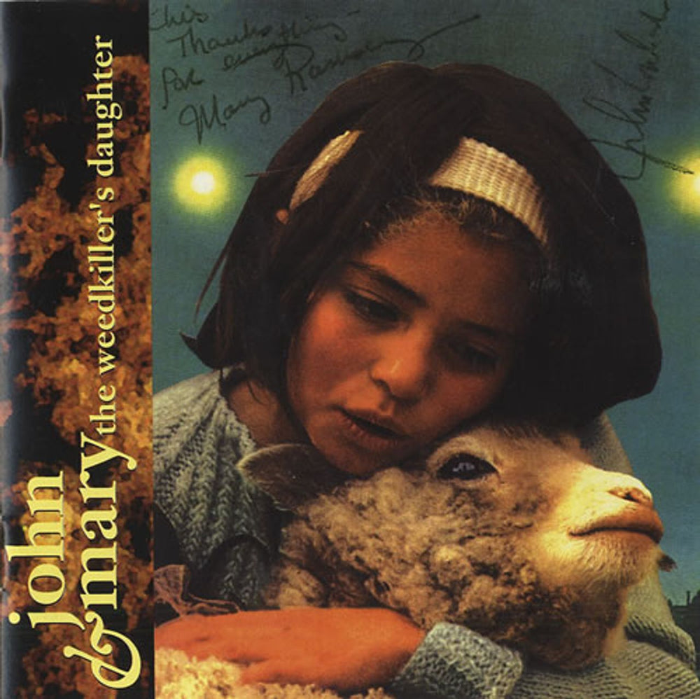 John And Mary The Weedkiller's Daughter - Autographed US CD album (CDLP) RCD10259