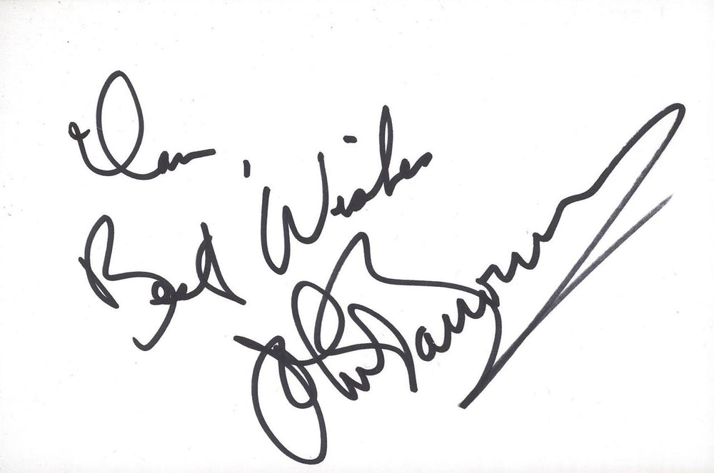 John Barrowman Autograph UK memorabilia AUTOGRAPH