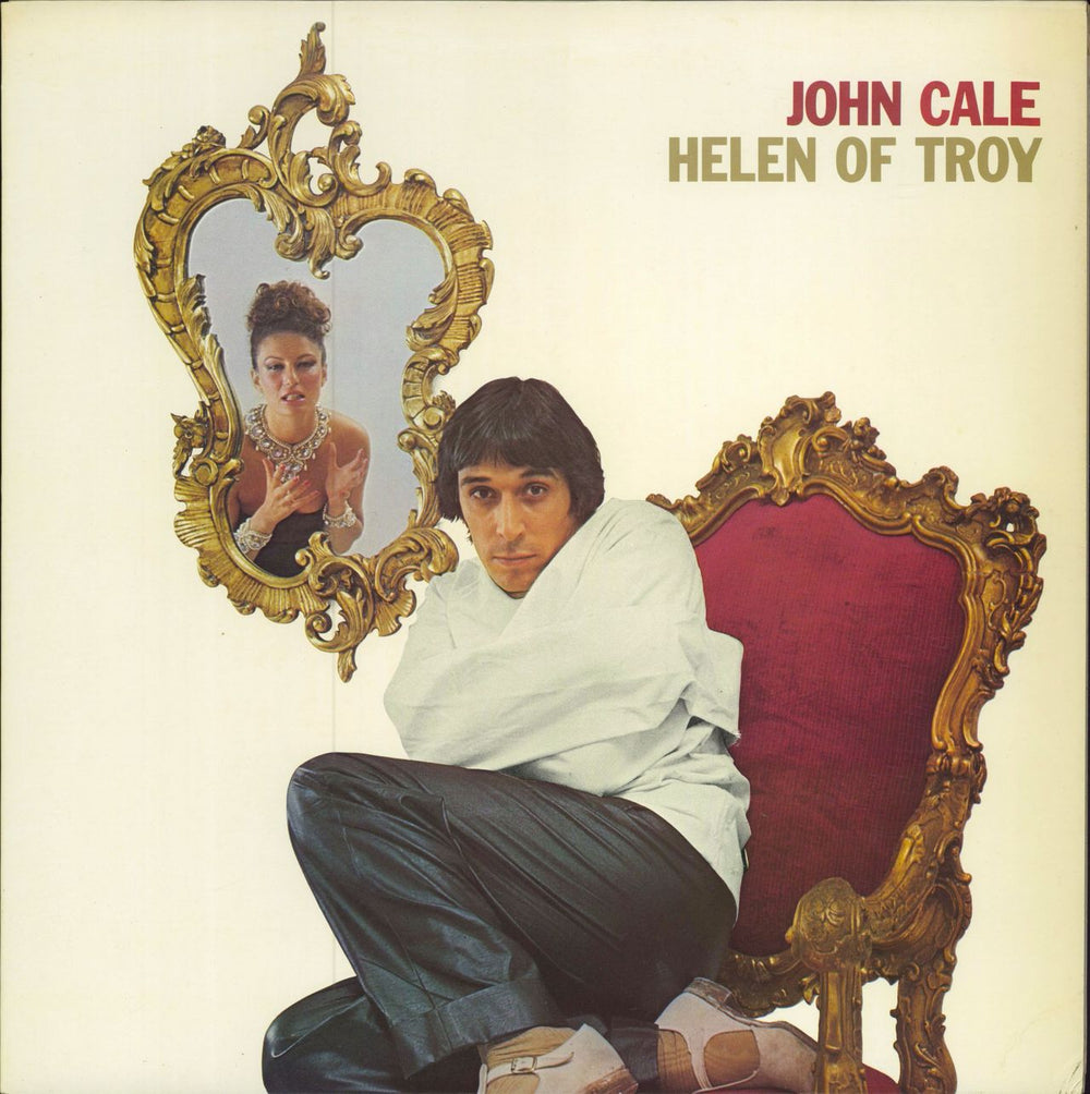 John Cale Helen Of Troy - Blue Label UK vinyl LP album (LP record) ILPS9350