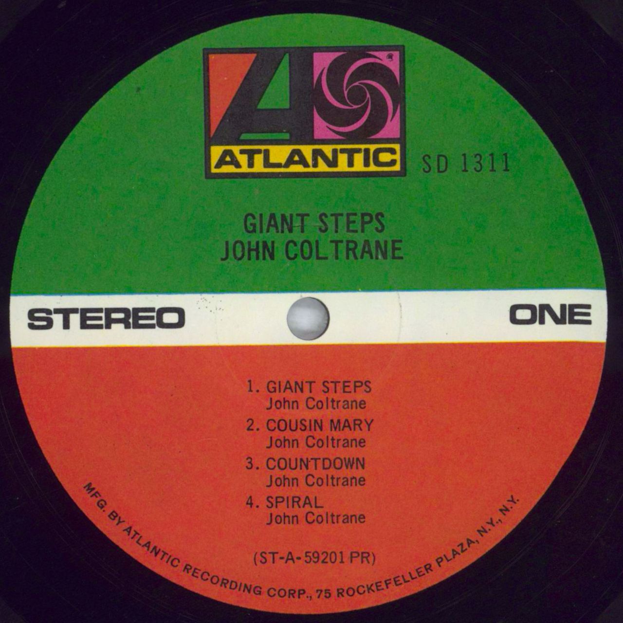 John Coltrane Giant Steps US Vinyl LP — RareVinyl.com