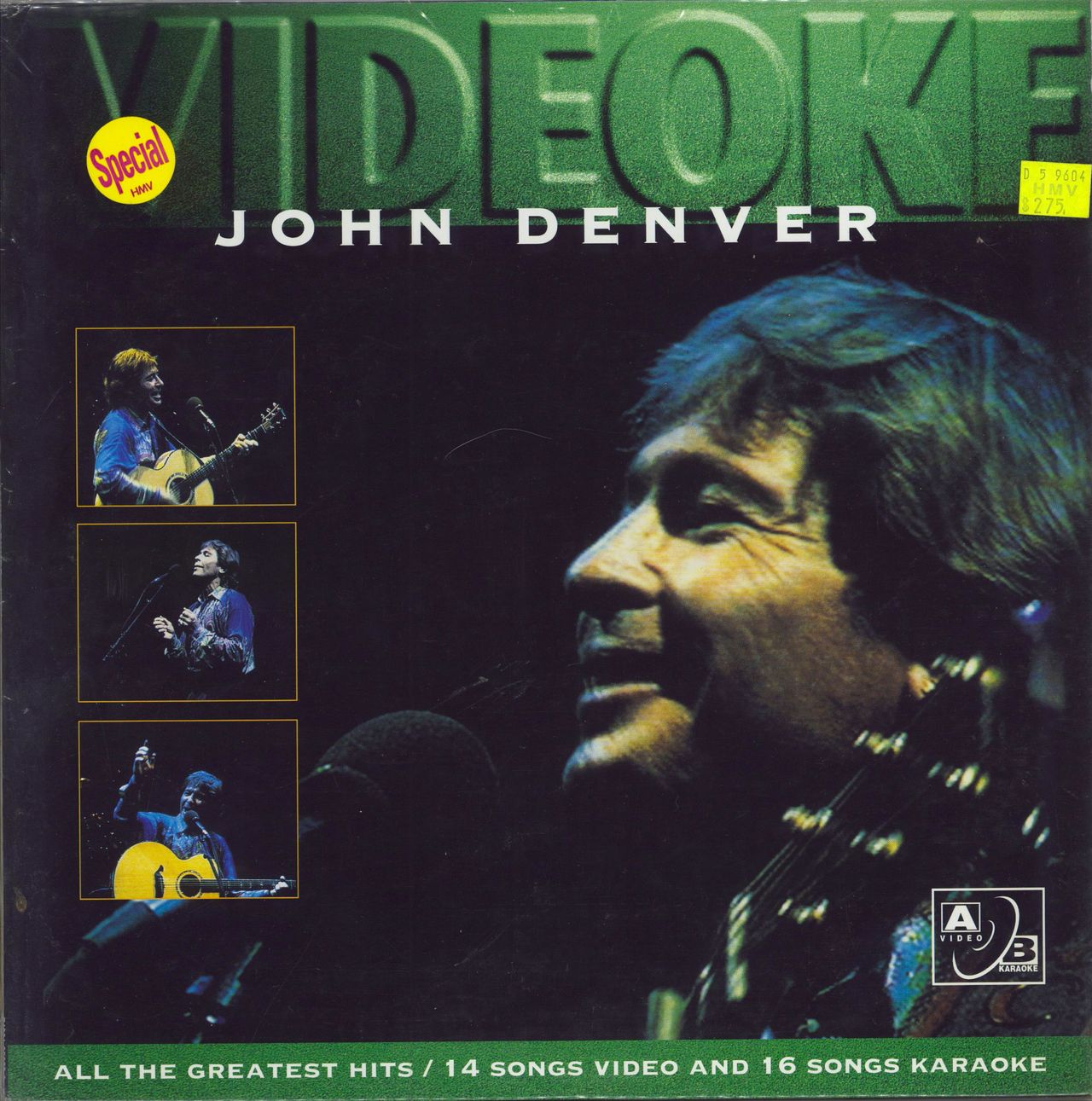 John Denver Videoke Hong Kong laserdisc / lazerdisc 74321-35633-6