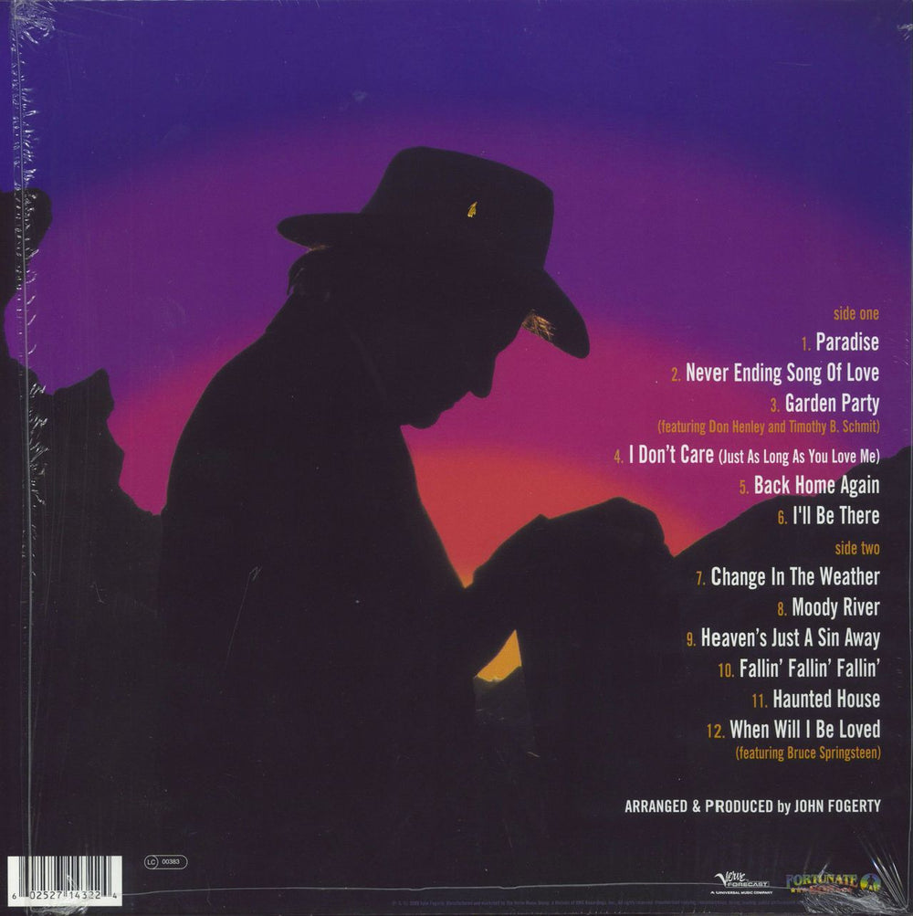 John Fogerty The Blue Ridge Rangers Rides Again + Shrink UK vinyl LP album (LP record) 602527143224