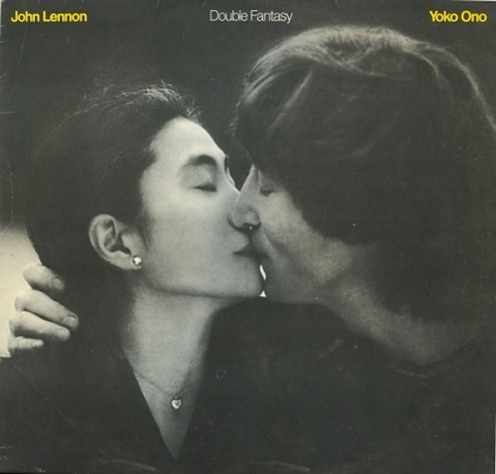 John Lennon Double Fantasy - shrink UK vinyl LP album (LP record) K99131