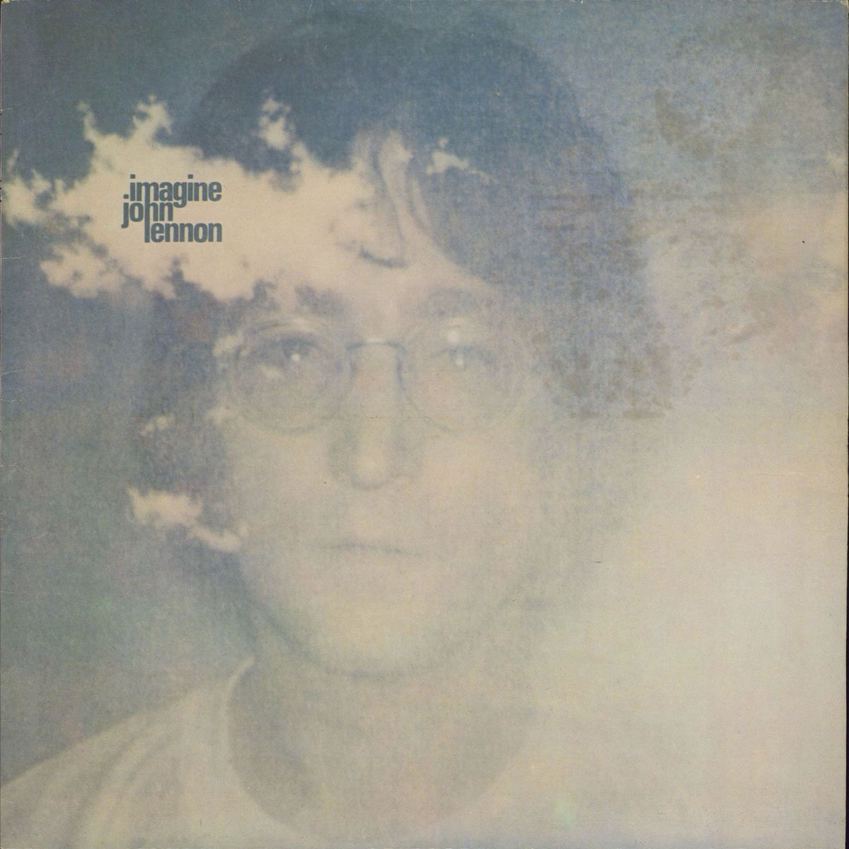 John Lennon Imagine + Poster - 80s UK Vinyl RareVinyl.com
