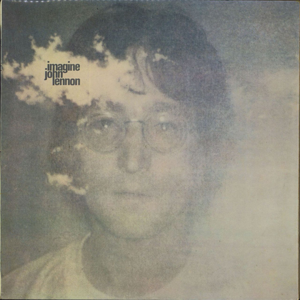 John Lennon Imagine + Poster & Inner - EX UK vinyl LP album (LP record) PAS10004