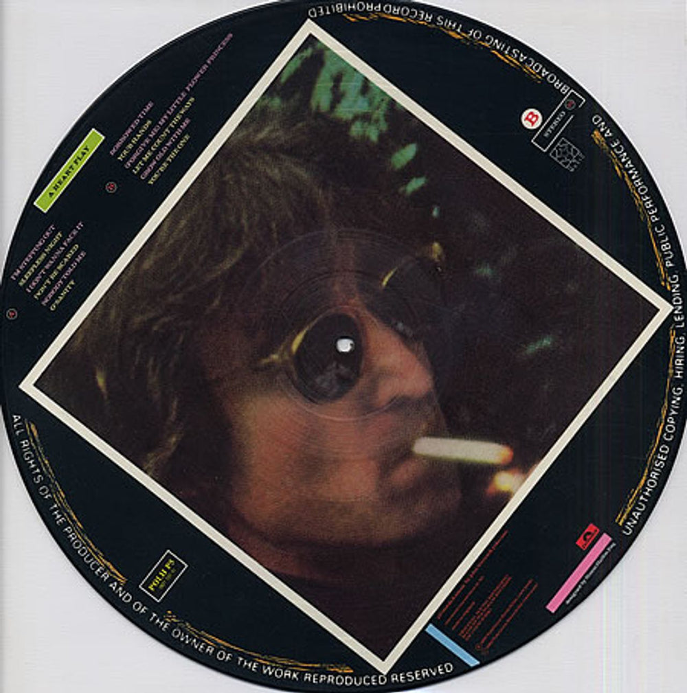 John Lennon Milk And Honey - 1st UK picture disc LP (vinyl picture disc album) LENPDMI64799