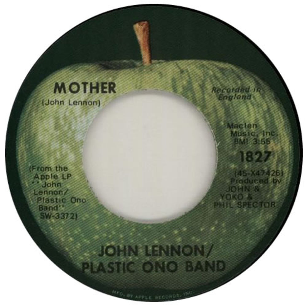 John Lennon Mother US 7" vinyl single (7 inch record / 45) LEN07MO592332