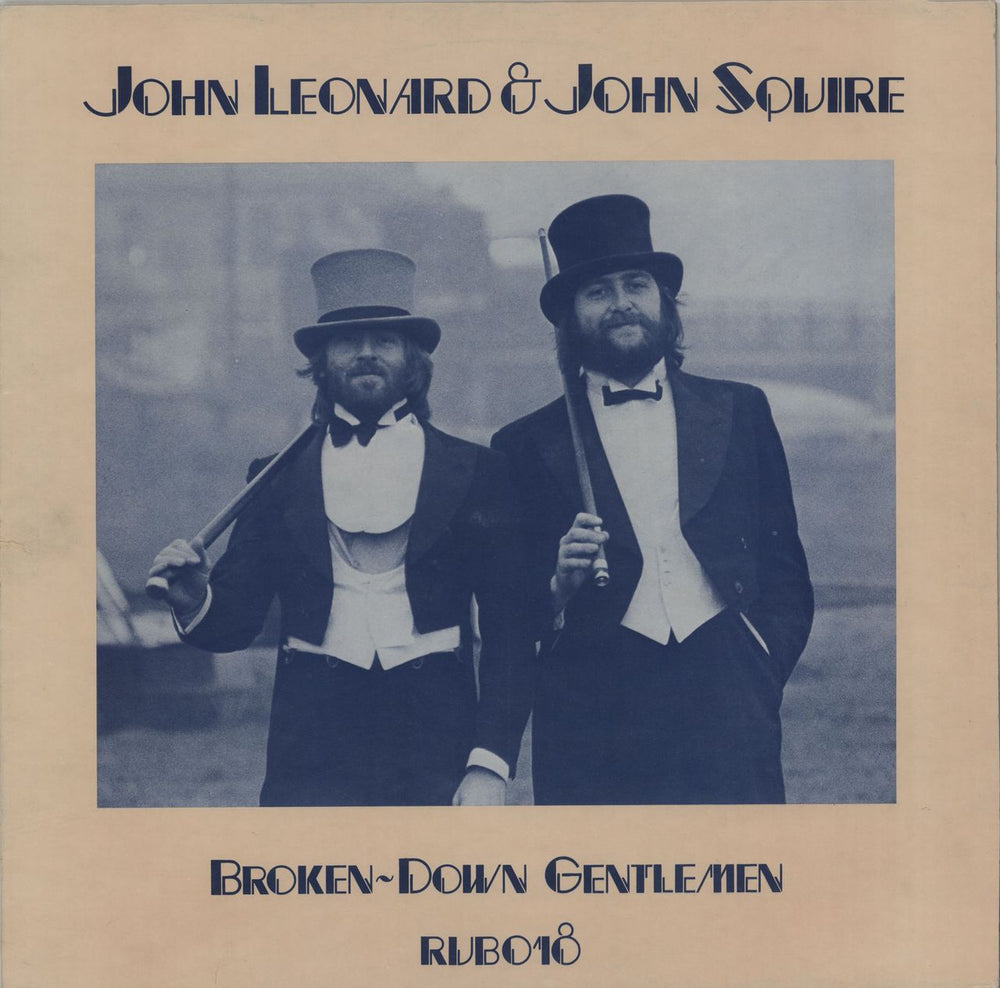 John Leonard & John Squire Broken-Down Gentlemen UK vinyl LP album (LP record) RUB018